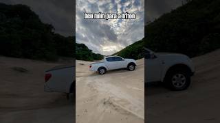 Foi quase 😂😂 mitsubishi triton offroad offroading 4x4 automobile brasil [upl. by Llehsram]