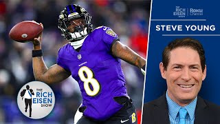 Hall of Famer Steve Young What Lamar amp Ravens are Doing Differently This Year  The Rich Eisen Show [upl. by Lupiv]