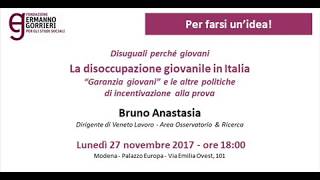 Disuguali perchè giovani La disoccupazione giovanile in Italia [upl. by Herra]