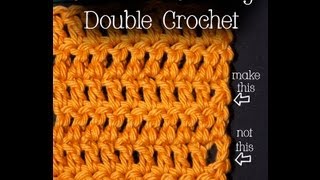 How to Crochet Chainless Starting Double Crochet [upl. by Lareneg]