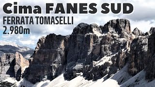 FERRATA TOMASELLI a Cima Fanes Sud  Tofane  Lagazuoi  Dolomiti Ampezzane UNESCO [upl. by Rawna140]