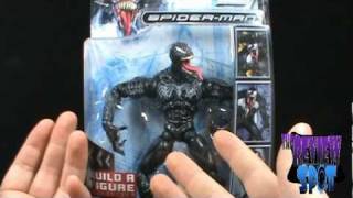 Toy Spot  Marvel Legends Spiderman quotSandman Seriesquot Venom [upl. by Aitekram79]