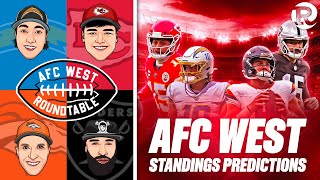 AFC West Roundtable Standings amp Final Record Rankings 🏈 🔥 [upl. by Kila]