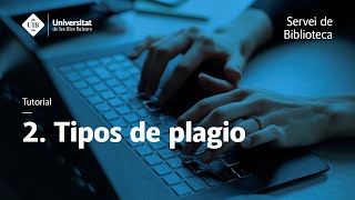 Plagio y honestidad académica 2 Tipos de plagio [upl. by Thibaut]