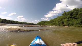 Kayaking from Germanys ferry bridge to Jaybird creek at lake Martin Near New Site Alabama [upl. by Dowling]