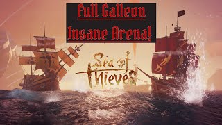 Full Galleon Match  New Arena  Sea of Thieves [upl. by Alad938]