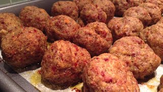 Mediterraneanstyle Meatballs [upl. by Artined54]