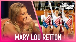 Mary Lou Retton Gets Emotional Reacting To Touching Message From 84 Olympics Team [upl. by Lletnwahs]