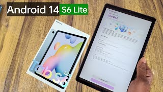 Samsung S6 lite gets One ui 6Android 14 update Heres update review Changelogs bugsetc [upl. by Schwinn]