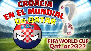 CROACIA en el mundial de QATAR 2022 countryball [upl. by Orna]