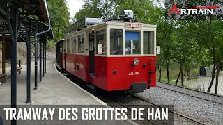 Les tramway des grottes de Han  Belgique [upl. by Bay]