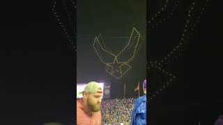 LSU Alabama halftime show Btw roll tide alabama lsu usa coastguard cool drones [upl. by Assiron]