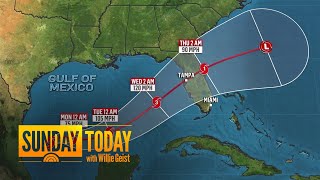 Tropical Storm Milton forecasted to slam Florida as hurricane [upl. by Nedyah]