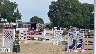 Chris Warren and Downtown USA  Hickstead Royal International Horse Show July 2024 [upl. by Anilef]