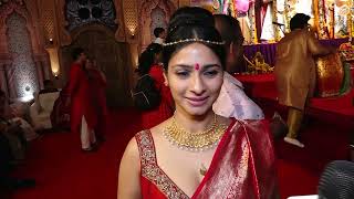 Tanisha Mukerji amp Niharica Raizada Celebrates Durga Puja [upl. by Yzzo]