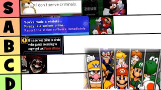 Nintendo Anti Piracy Screen Tier List [upl. by Levi326]