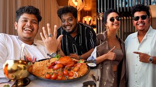 Full Chicken Mandi  Fun Review With Vigneshkanth Baraak Dubai  Irfans View❤️ [upl. by Yetta269]