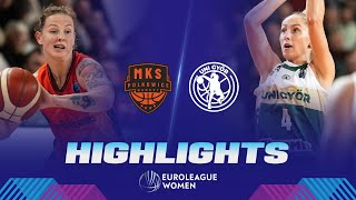 KGHM BC Polkowice v Serco UNI Gyor  Gameday 5  Highlights  EuroLeague Women 202324 [upl. by Elokin]