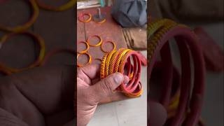 Traditional bangles factory me kaise banate hai shortvideo factory [upl. by Jem171]