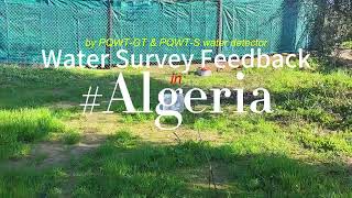 waterislife Water Survey Feedback from Algeria  Find Water Before Borehole Drilling [upl. by Willi]