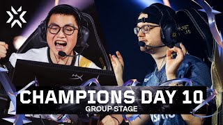 PRX vs EDG  VALORANT Champions Seoul  Group Stage Day 10 [upl. by Ayekram516]