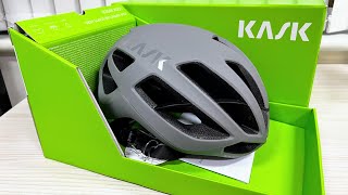 KASK Protone Icon grey matt 簡單開箱 [upl. by Ffilc270]