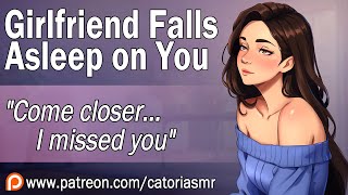 ASMR  Your Girlfriend Falls Asleep on You Cuddles Soft Rambling F4A [upl. by Mauve360]