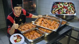 Oven Fried Chicken Thighs With Vegetables [upl. by Wahl]