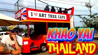 Exploring Art Tree Cafe In Khao Yai Thailand travel [upl. by Roberson]