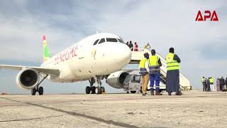 Sénégal St Louis mise en exploitation de l’aéroport international Ousmane Masseck Ndiaye [upl. by Nirehtak]