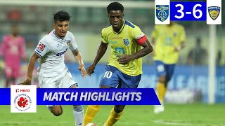 Kerala Blasters FC 36 Chennaiyin FC  Match 72 Highlights  Hero ISL 201920 [upl. by Annawal30]