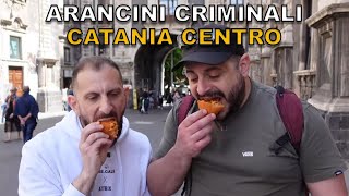 Arancini criminali CATANIA CENTRO [upl. by Ysirhc]