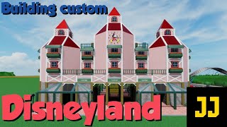 Themepark Tycoon 2  Building custom Disneyland  no gamepass  1 [upl. by Nauhs]