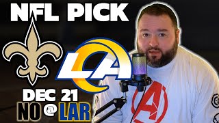 Saints vs Rams Week 16 NFL Bets  Kyle Kirms Football Picks amp Predictions  The Sauce Network [upl. by Kcirdef]