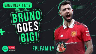 FPL GW1112  BRUNO amp GARNACHO FIRMLY ON RADAR  Fantasy Premier League Tips 20242025 [upl. by Dag]