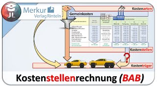 Betriebsabrechnungsbogen einfach erklärt Kostenstellenrechnung [upl. by Roane]