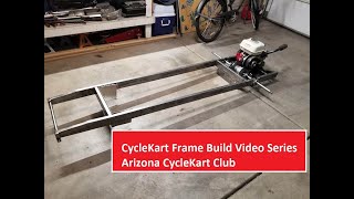 Cyclekart Frame Video 7 rear axle [upl. by Kathlin220]