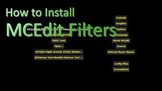 How to Install MCEdit Filters [upl. by Dillie]