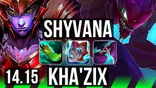 SHYVANA vs KHAZIX JGL  Rank 1 Shyvana 66 winrate 626  EUNE Challenger  1415 [upl. by Hamilton775]