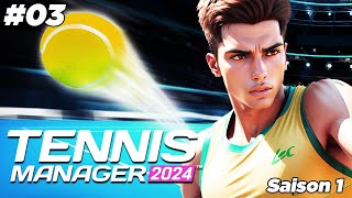 PREMIER TITRE  Carrière Tennis Manger 2024 03 [upl. by Nosille]