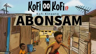 Kofi Kinaata ABONSAMOfficial lyrics video [upl. by Silberman]