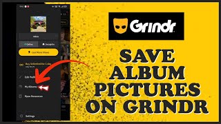 How to Save Album Pictures on Grindr 2024 [upl. by Araihc]