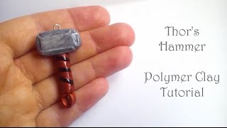 Thors Hammer Polymer Clay Tutorial  Part 4 [upl. by Carisa]