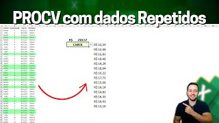 Adeus PROCV 🤣 Nova Solução Fácil  Procv com Dados Repetidos  Planilha Grátis Excel [upl. by Jung]