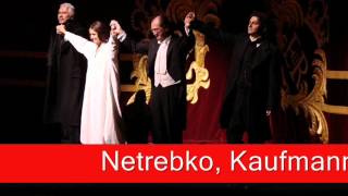 Netrebko Kaufmann amp Hvorostovsky Verdi  La Traviata Prendi questè limmagine [upl. by Payson734]