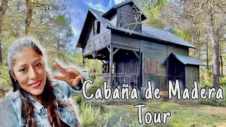 CABAÑA DE MADERA EN EL BOSQUE 🌳 🛖 Cabañas de Madera en Valencia [upl. by Oriana331]