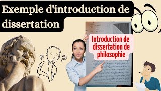 Méthode en philosophie  Exemple dintroduction de dissertation [upl. by Av]