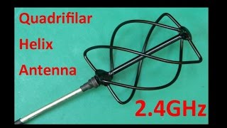 Quadrifilar Helix Antenna 2 4GHz [upl. by Starbuck656]