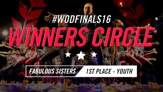 Fabulous Sisters  Winners Circle 1st Place Youth  World of Dance Finals 2016  WODFinals16 [upl. by Nnil]