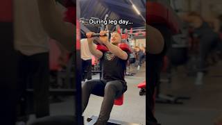 Leg Day Is A BIG PROBLEM 🤕😳 legday workout comedy shorts [upl. by Akinoj525]